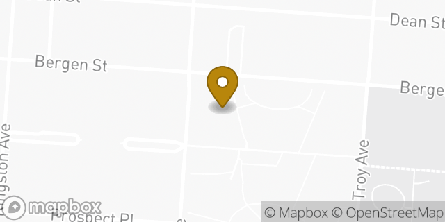 Map showing the location of Amazon Locker - Reng in Brooklyn, NY 11213