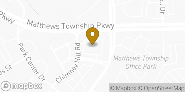 Map showing the location of ATM Walgreens in Matthews, NC
