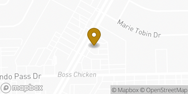 Map showing the location of Dunkin' in El Paso, TX 79924