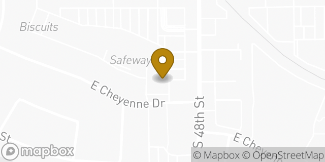 Map showing the location of Subway in Phoenix, AZ 85044