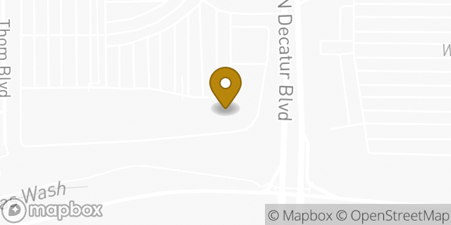 Map showing the location of Subway in Las Vegas, NV 89131