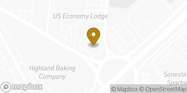Map showing the location of McDonald's in Spartanburg, SC 29303
