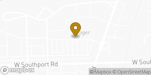 Map showing the location of ATM Kroger in Indianapolis, IN 46217
