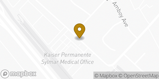Map showing the location of Kaiser Permanente in Los Angeles, CA 91342