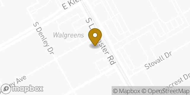 Map showing the location of EZPAWN in Dallas, TX 75216