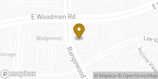 Map showing the location of CVS Pharmacy in Colorado Springs, CO 80918