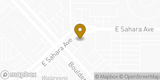 Map showing the location of Amazon Locker - Bris in Las Vegas, NV 89121