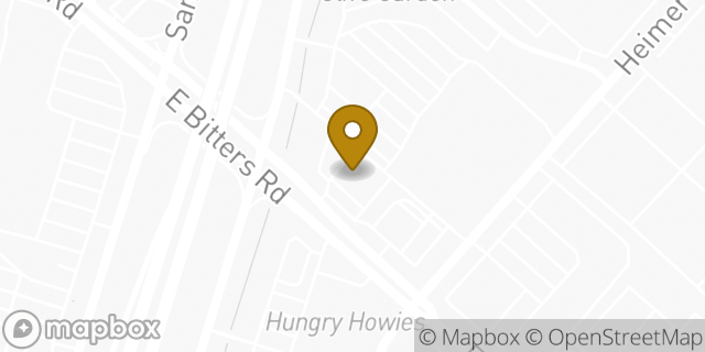 Map showing the location of Amazon Locker - Merit in San Antonio, TX 78216