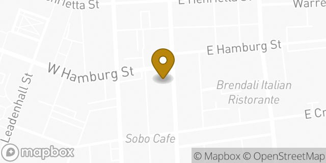 Map showing the location of Planet Fitness in Baltimore, MD 21230