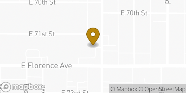 Map showing the location of Subway in Los Angeles, CA 90001