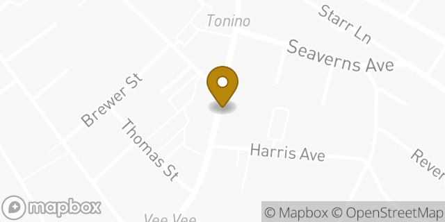 Map showing the location of ATM CVS in Jamaica Plain, MA