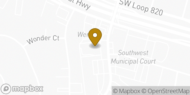 Map showing the location of CVS Pharmacy in Fort Worth, TX 76133