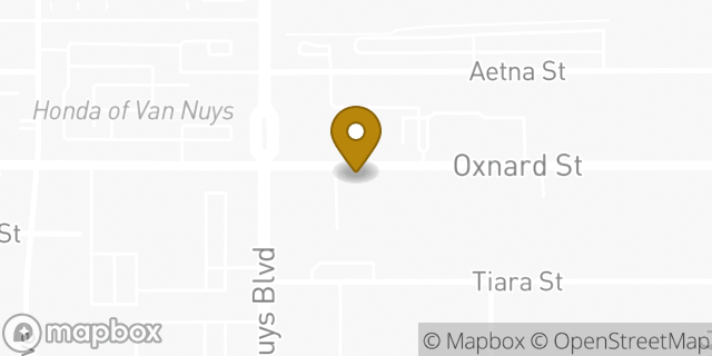 Map showing the location of Enterprise Rent-A-Car in Van Nuys, CA 91401
