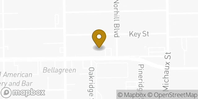 Map showing the location of Starbucks in Houston, TX 77009