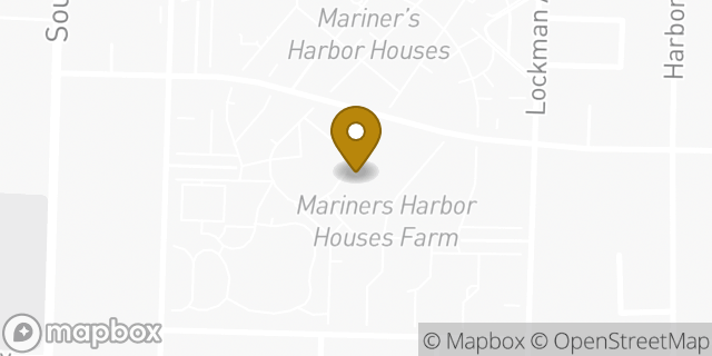 Map showing the location of Amazon Locker - Apparatus in Staten Island, NY 10303
