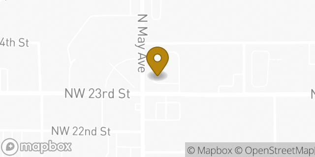 Map showing the location of ATM Walgreens in Oklahoma City, OK 73107