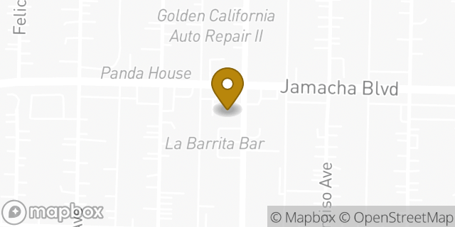 Map showing the location of Amazon Locker - Canopy in Spring Valley, CA 91977