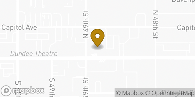 Map showing the location of ATM CVS in Omaha, NE