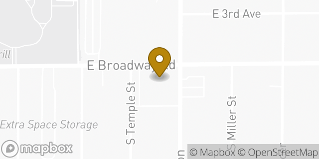 Map showing the location of The Church of Jesus Christ of Latter-day Saints in Mesa, AZ 85204