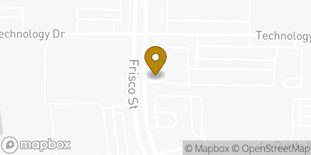Map showing the location of CubeSmart Self Storage in Frisco, TX 75033