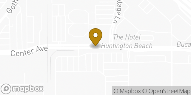 Map showing the location of ATM Costco in Huntington Beach, CA 92648