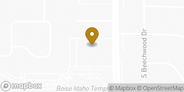 Map showing the location of The Church of Jesus Christ of Latter-day Saints in Boise, ID 83709