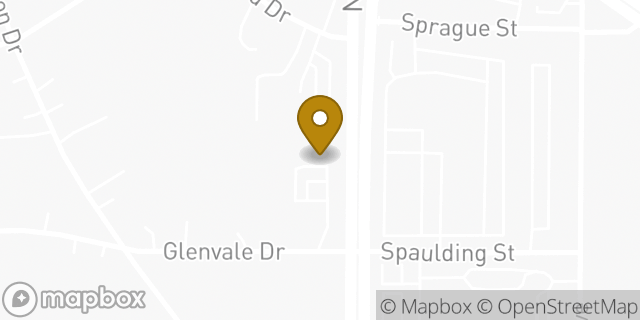 Map showing the location of Dunkin' in Omaha, NE 68134