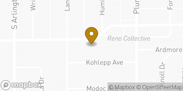 Map showing the location of Amazon Locker - Sikula in Reno, NV 89509
