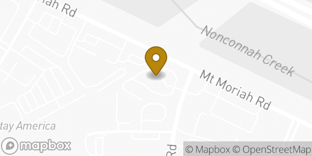Map showing the location of Amazon Locker - Scoreline in Memphis, TN 38115