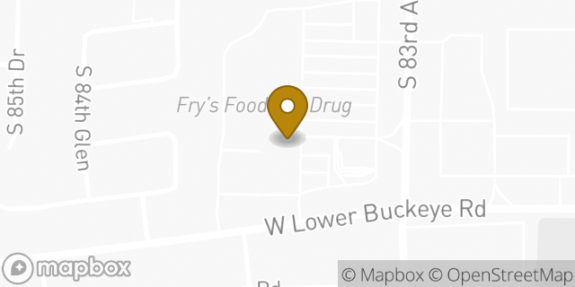 Map showing the location of The UPS Store in Phoenix, AZ 85043