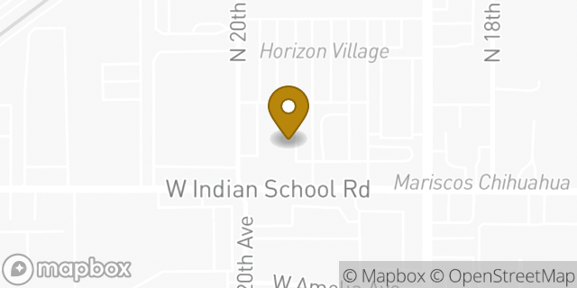 Map showing the location of Subway in Phoenix, AZ 85015