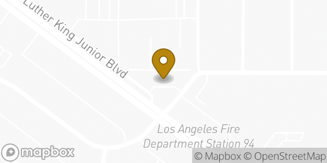 Map showing the location of Amazon Locker - Cerano in Los Angeles, CA 90016