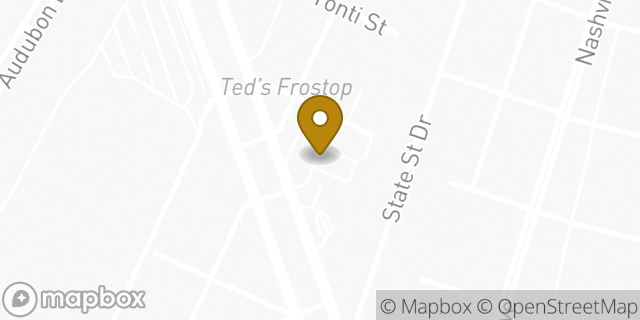 Map showing the location of The UPS Store in New Orleans, LA 70125