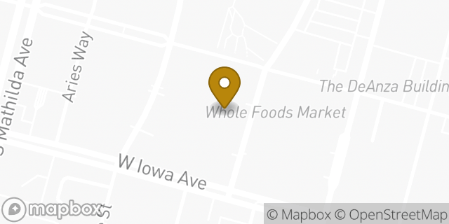 Map showing the location of Target in Sunnyvale, CA 94086