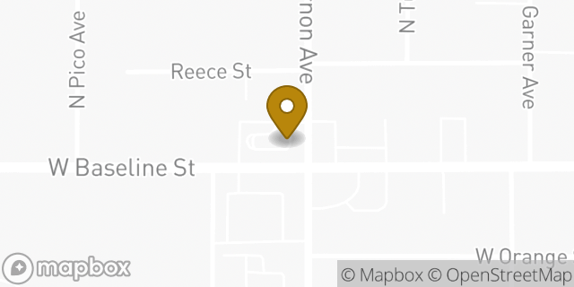 Map showing the location of McDonald's in San Bernardino, CA 92411