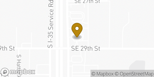 Map showing the location of McDonald's in Oklahoma City, OK 73129