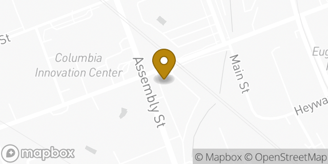 Map showing the location of Subway in Columbia, SC 29201