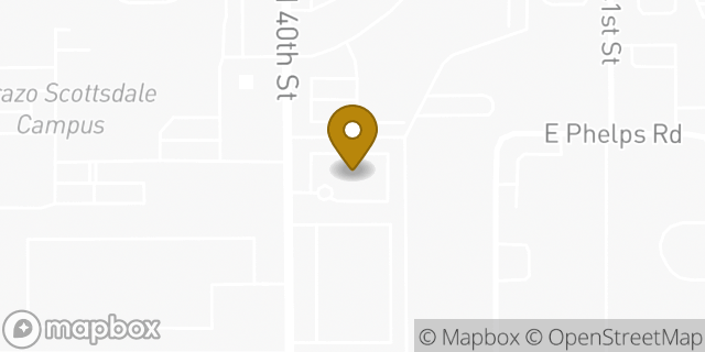Map showing the location of Banner Imaging Paradise Valley Breast Center in Phoenix, AZ 85032