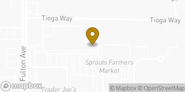 Map showing the location of Amazon Locker - Sharp in Sacramento, CA 95821