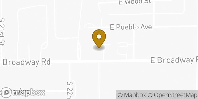 Map showing the location of Amazon Locker - Ziva in Phoenix, AZ 85040