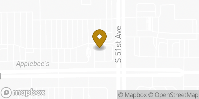 Map showing the location of Amazon Locker - Legion in Laveen, AZ 85339