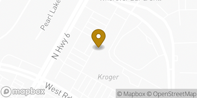 Map showing the location of The UPS Store in Houston, TX 77095
