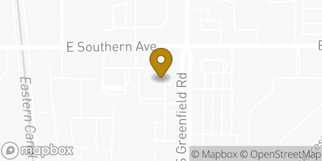 Map showing the location of CVS Pharmacy in Mesa, AZ 85206