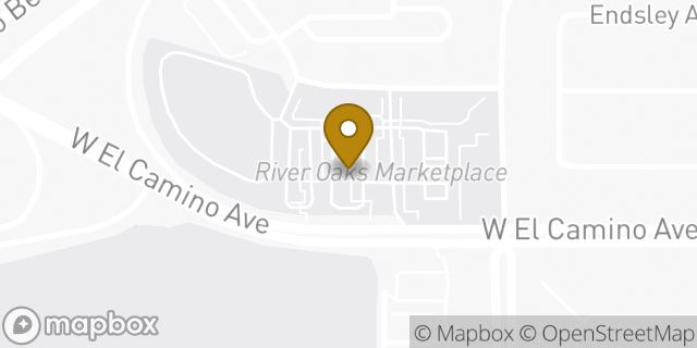 Map showing the location of McDonald's in Sacramento, CA 95833