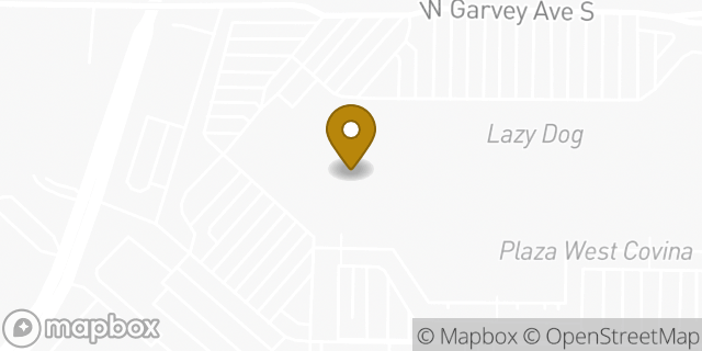 Map showing the location of Amazon Locker - Sherah in West Covina, CA 91790