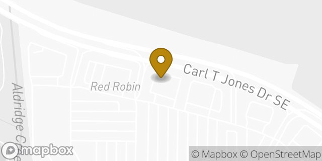 Map showing the location of LongHorn Steakhouse in Huntsville, AL 35802