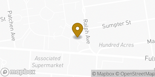 Map showing the location of Amazon Locker - Taide in Brooklyn, NY 11233