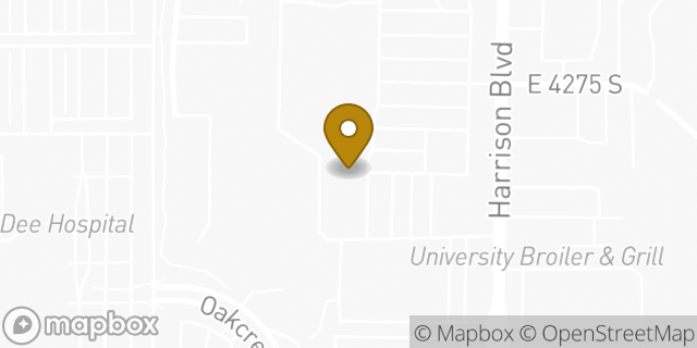 Map showing the location of The UPS Store in Ogden, UT 84403