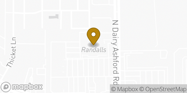 Map showing the location of Starbucks in Houston, TX 77079
