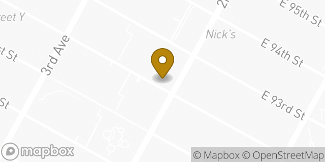 Map showing the location of Bright Horizons in New York, NY 10128